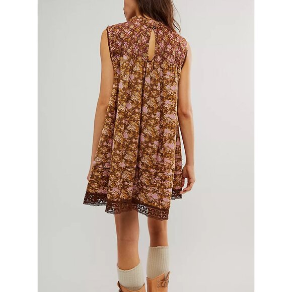 FREE PEOPLE Shea Printed Mini / Chocolate Combo - Picture 3 of 11